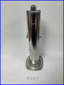 0 Degree Rod Holder 4 Hole Swivel Stainless Steel AmericanMade Mounting Hardware