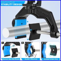 1/2/4 Pack Fishing Rod Holders for Boat, Fishing Rod Holder with Enlarge Clamp