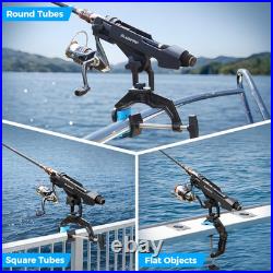 1/2/4 Pack Fishing Rod Holders for Boat, Fishing Rod Holder with Enlarge Clamp
