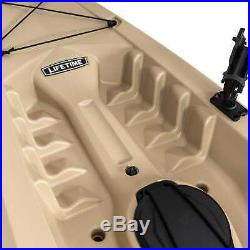 10' Fishing Kayak Boat with Rod Holder Paddle Included Water Sports Canoe Raft