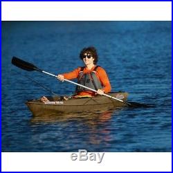 10' Fishing Kayak Olive With Paddle Sit On Canoe Rod Holders Lake River 1 Person