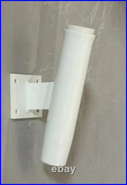 10 Tower Boat Fishing Boating Pole Rod Holder ANGLED 15° White Powder Coated