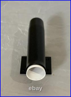 10 Tower Boat Fishing Boating Pole Rod Holder ANGLED 90° Black powder coated