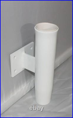 10 Tower Boat Fishing Boating Pole Rod Holder ANGLED 90° White powder coated 10 Tower Boat Fishing Boating Pole Rod Holder ANGLED 90° White powder coated