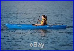 12' Kayak With Bonus Paddle Fishing Rod Holders Outdoor Water New