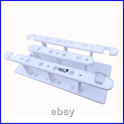 16 Pole Dev Fishing Storage Floor Rack Organizer Garage Stand Bent Butt Rod