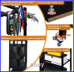 16-Rod Fishing Rod Holder for Garage, Fishing Pole Rack Cart Fit All Fishing Rod 16-Rod Fishing Rod Holder for Garage, Fishing Pole Rack Cart Fit All Fishing Rod