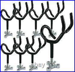 16pcs 20 Degree Grip Steel Boat Rod Holders PVC Coated Wire Fishing Pole Holders