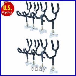 16pcs 20 Degree Grip Steel Boat Rod Holders PVC Coated Wire Fishing Pole Holders