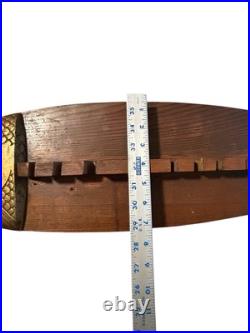 1960s APCO 35 Mid Century Fishing Rod Board Holder wall sculpture mcm 1960s APCO 35 Mid Century Fishing Rod Board Holder wall sculpture mcm