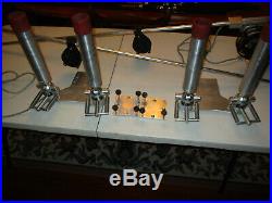 2-Big Jon Captain's Pack Electric Downrigger With4' Boom, Rod Holders, S. S. Cable