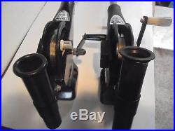 2 CANNON UNI TROLLS 6 DOWNRIGGERS ROD HOLDERS & LINE COUNTERS WithCABLE NICE