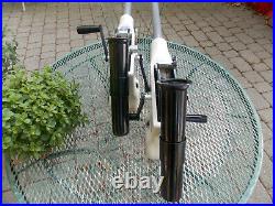 (2) Cannon 48 Downriggers (Dual Crank 6) WithRod Holders-Counters-Cable (11/20)