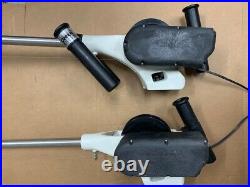 2 Cannon Magnum 10 Electric Downriggers 4' Arms, Mounting Bases & 3 Rod Holders