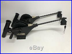 2- Canon Sport-troll Manual Downriggers & Bases & Rod Holders