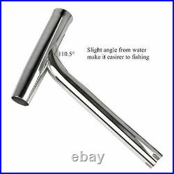 2 Pack Boat Fishing Rod Holder Stainless Steel Outrigger Mount Fishing Pole Hold