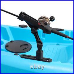 2 Pack Fishing Rod Holder with Track Mount Universal T-Shaped Screw Mounted on R