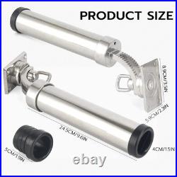 2-Pack Stainless Steel Fishing Rod Holder 360° Rotating Deck Mount 1.8