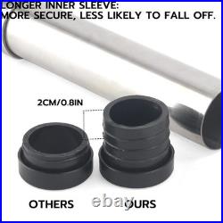 2-Pack Stainless Steel Fishing Rod Holder 360° Rotating Deck Mount 1.8