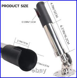 2-Pack Stainless Steel Fishing Rod Holder 360° Rotating Deck Mount 1.8 Rod