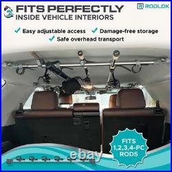 2 Pc Fishing Rod Holder for Car- Fishing Pole Rack SUV Truck Fly Rod Holder