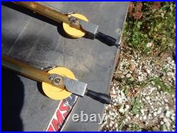 2 Penn Electric Downrigger Fathom Master 800 48 Boom Rod Holder Bases Wire