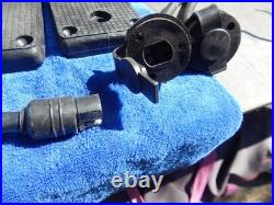 2 Penn Electric Downrigger Fathom Master 800 48 Boom Rod Holder Bases Wire