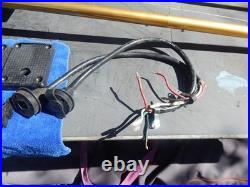 2 Penn Electric Downrigger Fathom Master 800 48 Boom Rod Holder Bases Wire