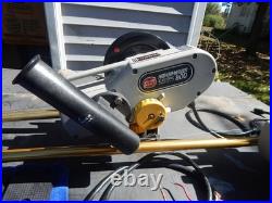 2 Penn Electric Downrigger Fathom Master 800 48 Boom Rod Holder Bases Wire