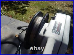 2 Penn Electric Downrigger Fathom Master 800 48 Boom Rod Holder Bases Wire