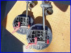 2 SCOTTY MANUAL DOWNRIGGERS 24 BOOM 1080 with ROD HOLDERS GOOD CONDITION