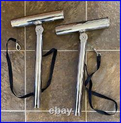 2 (Set) Stainless Steel Fully Adjustable OutRodder / Rod Holder / Outrigger