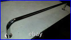 2 stainless steel rod holders rail 915mm 3ft marine grade 316 boat rail 25mm dia