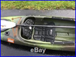 2018 LL Bean Manatee 120 Fishing Kayak with Carbon fiber paddle and rod holder