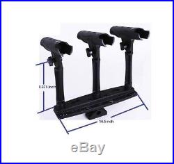 $220 OFF! FOUR Sets Triple Rod Holder with Extender FREE SHIPPING