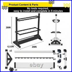 24-Rod Fishing Rod Holder Rack, Rustproof Aluminum Storage Organizer with 360° W 24-Rod Fishing Rod Holder Rack, Rustproof Aluminum Storage Organizer with 360° W