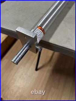 24 T-bar 3/4 Drop In Post 24 Tall With Locking Plate No holders 1/2 Threads