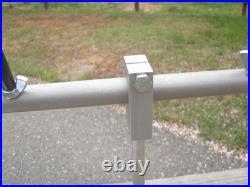 24 adjustable T-bar With stainless steel post & 4 coated holders Reel Fisherman