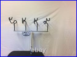 24Tbar with 3/4 screw in Post & 4 30 Degree Coated holders With HD Top Plate
