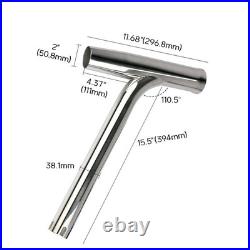 2PCS Stainless Steel Fishing Rod Holder Marine Boat Yacht Deck Mount 2 Inch