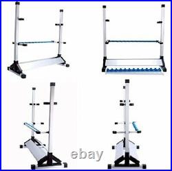 2Pack 24 Rod Rack Fishing Rod Holder Pole Holder Aluminum Alloy Stand Storage US