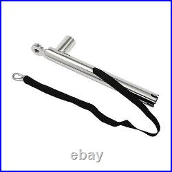 2X Boat Double Angle Fishing Rod Holder Stainless Steel Outrigger Adjustable