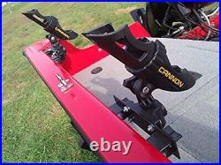 2X Rod Holder for Lund Boat Sport Trak Gunnel System with Cannon Rod Holder