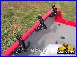 2x ROD HOLDER LUND BOAT SPORT TRACK + CANNON HOLDERS INSTALLED+ FREE SHIPPING