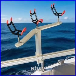 3 Head Fishing Rod Holder, 360° Adjustable Fishing Rod Holder Aluminum PVC 3 Head Fishing Rod Holder, 360° Adjustable Fishing Rod Holder Aluminum PVC