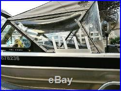 3 per side Aluminum Jet Boat custom weld Polished Fishing Rod Holders NEW