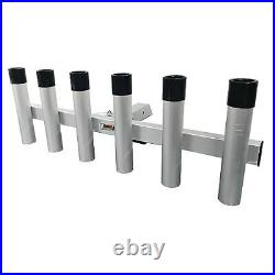 3005.4275 Aluminum Pivoting Fishing Rod Holder for 2 Hitch Receivers 6-Rod
