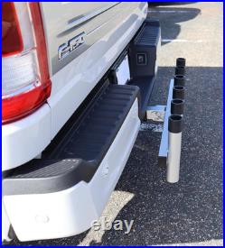 3005.4275 Aluminum Pivoting Fishing Rod Holder for 2 Hitch Receivers 6-Rod Ca
