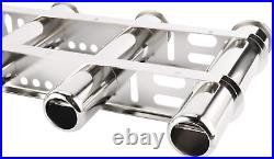 316 Stainless Steel 6 Tubes Fishing Rod Holder for Boat Marine Kayak Yacht