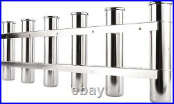 316 Stainless Steel 6 Tubes Fishing Rod Holder for Boat Marine Kayak Yacht